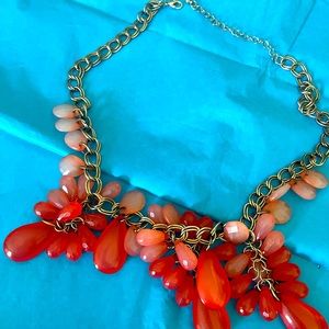 Beautiful red charm necklace
